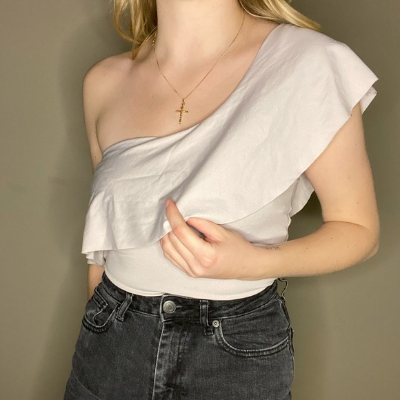 Zara One-Shoulder Bodysuit - Picture 3 of 6